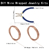 DIY Wire Wrapped Jewelry Kits DIY-BC0011-81A-03-2