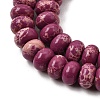 Synthetic Imperial Jasper Dyed Beads Strands G-D077-E01-01C-9