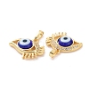 Brass Micro Pave Cubic Zirconia Pendants ZIRC-F136-09G-07-3