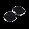 25MM Clear Glass Cabochons X-GGLA-S602-1-1