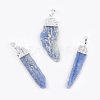 Natural Kyanite/Cyanite/Disthene Pendants G-P356-06P-1