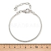 Brass European Style Bracelets for Jewelry Making KK-R031-06-5