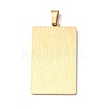201 Stainless Steel Pendant STAS-B033-01G-06-2