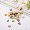40Pcs 5 Colors Resin Pendants RESI-TA0001-40-5