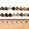 Natural Banded Agate Beads Strands G-D105-B13-4