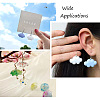  Jewelry 28Pcs 14 Style Cloud Resin Pendants & Printed Acrylic Pendants DIY-PJ0001-18-7