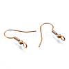 304 Stainless Steel Earring Hooks X-STAS-S111-003RG-3