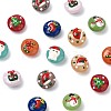 16Pcs 8 Colors Christmas Handmade Lampwork Enamel Beads LAMP-FS0001-63-2