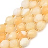 Natural Yellow Jade Beads Strands GG-CBA702E-B01-2