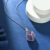 304 Stainless Steel Macrame Pouch Braided Gemstone Holder NJEW-JN04468-06-6
