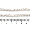 Imitation Bodhi Glazed Porcelain Beads Strands PORC-H011-01-5