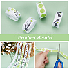 4 Rolls 4 Colors Sport Ball Print Grosgrain Ribbon OCOR-PH0004-07C-4