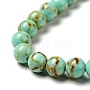 Synthetic Turquoise Beads Strands TURQ-H038-6mm-XXS10-4