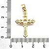 Brass Micro Pave Cubic Zirconia Pendants KK-Z100-43G-02-3