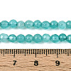 Dyed Natural White Jade Beads Strands G-T139-4mm-60-15-5