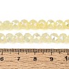 Anti-Tarnish Electroplate Glass Beads Strands GLAA-N064-6mm-06-4