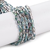 Electroplate Glass Beads Strands EGLA-D031-01U-2