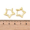 Brass Huggie Hoop Earrings EJEW-F245-03G-2