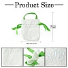Cloth High Jacquard Flower Sugar Gift Drawstring Bags with Handle ST-CJ0004-01D-2