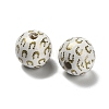 St. Patrick's Day Series Printed Schima Wood European Beads WOOD-V002-01F-2