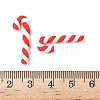 Christmas Candy Cane Handmade Polymer Clay Beads CLAY-P005-03A-02-3