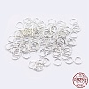 925 Sterling Silver Saw Cut Open Jump Rings STER-F036-02S-1x8mm-4