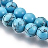 Synthetic Turquoise Beads Strands Z0NDC011-1-3