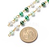 Handmade Glass Pearl Round Beaded Chains AJEW-SZ0002-40D-3