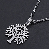 Non-Tarnish 201 Stainless Steel Pendant Necklaces NJEW-S105-JN537-45-1-1