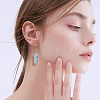 DIY Blank Rectangle Dome Earring Making Kit STAS-DC0015-38-7