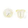 Transparent Acrylic Bead Caps TACR-T028-58E-3