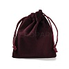 Velvet Jewelry Drawstring Storage Pouches ABAG-P013-02B-04-2