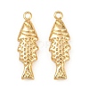 Ocean Theme Brass Pendants KK-F902-07J-G-1