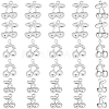 60Pcs 3 Styles 304 Stainless Steel Charms STAS-BBC0007-22-6