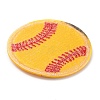Sports Ball Theme Computerized Towel Fabric Embroidery Iron on Cloth Patches PATC-WH0007-23A-2