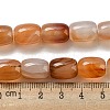 Natural Banded Agate/Striped Agate Beads Strands G-A223-D12-01D-5