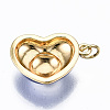 Brass Enamel Charms KK-S362-014-NR-4