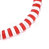 Elegant Christmas Handmade Polymer Clay Heishi Beaded Stretch Bracelets MV9996-11-3