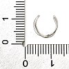925 Sterling Silver Cuff Earrings for Women EJEW-F360-01B-P-5