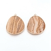 Natural Picture Jasper Pendants G-E526-09J-2