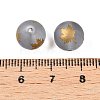 Autumn Theme Electroplate Transparent Glass Beads EGLA-S178-01-01F-3