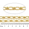 Ion Plating(IP) Handmade 304 Stainless Steel Oval Link Chains CHS-G038-04B-G-2