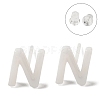 Hypoallergenic Bioceramics Zirconia Ceramic Stud Earrings EJEW-F340-04N-1