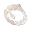 Natural White Agate Beads Strands G-P520-C14-01-3