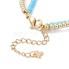 Evil Eye Multi-strand Bracelet for Girl Women BJEW-JB07111-02-5