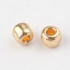 Electroplate 12/0 Glass Seed Beads X-SEED-Q003-01-4