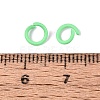 Spray Painted Iron Open Jump Rings IFIN-T017-04C-07-3