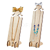 2 Bags 2 Styles Cute Girl Shaped Wood Hair Clip Holders ODIS-PH0001-93-1