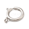 Brass Spring Ring Clasps KK-D407-20P-G-2