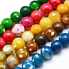 Natural Fire Agate Beads Strands G-O165-A-10mm-1